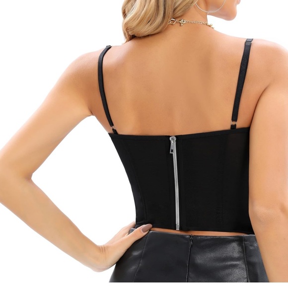 BAILYDEL Women Lace Sexy Bustier Corset Top - Picture 2 of 4